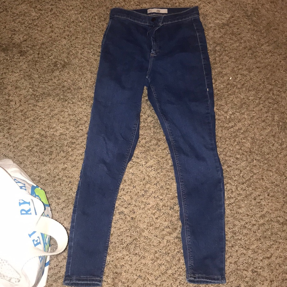 topshop joni jeans